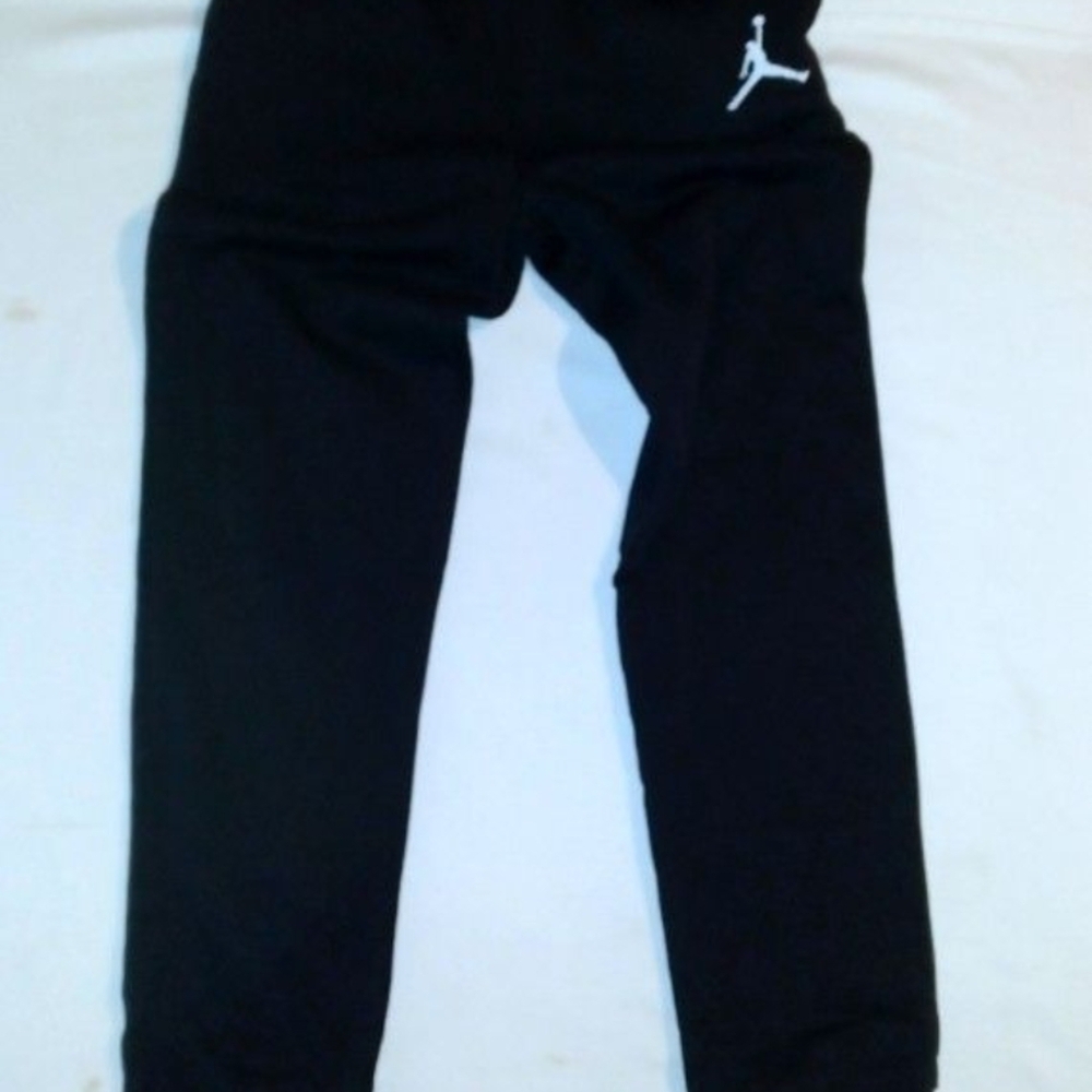 Jordan Boys Youth 2pc Green & Black Polo Jogger Shirt and Pants Set - Large - Picture 5 of 7